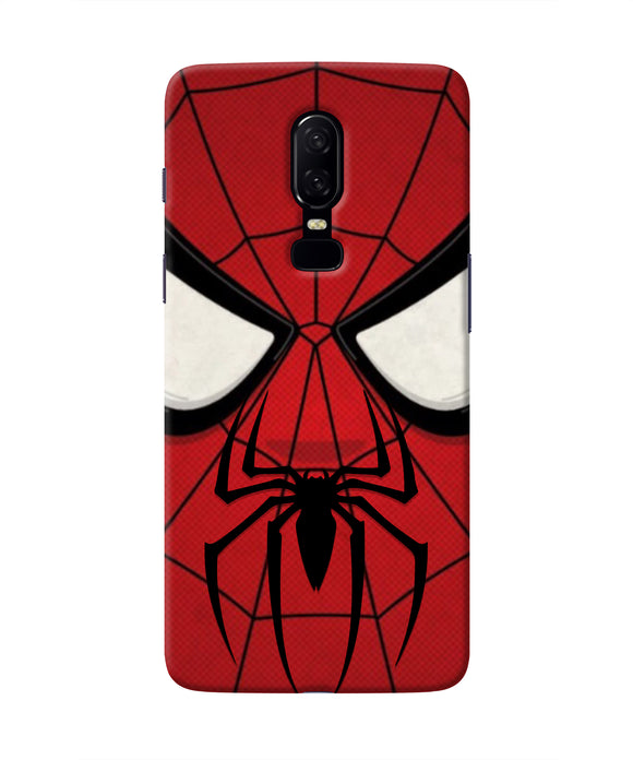 Spiderman Face Oneplus 6 Real 4D Back Cover