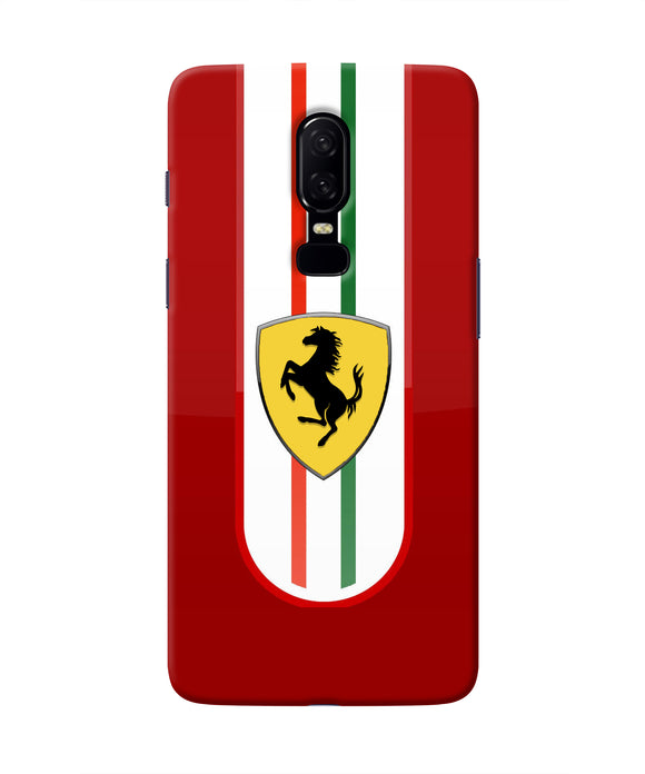 Ferrari Art Oneplus 6 Real 4D Back Cover