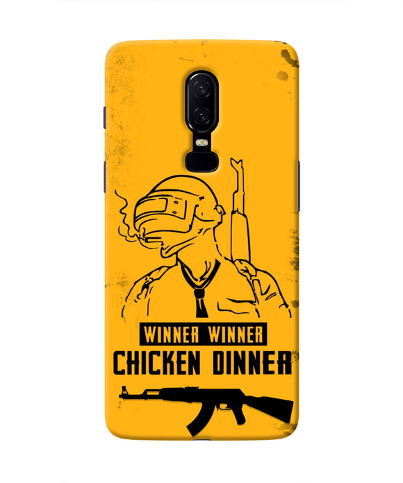 PUBG Chicken Dinner Oneplus 6 Real 4D Back Cover