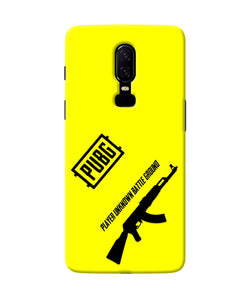 PUBG AKM Gun Oneplus 6 Real 4D Back Cover