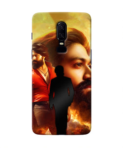 Rocky Bhai Walk Oneplus 6 Real 4D Back Cover