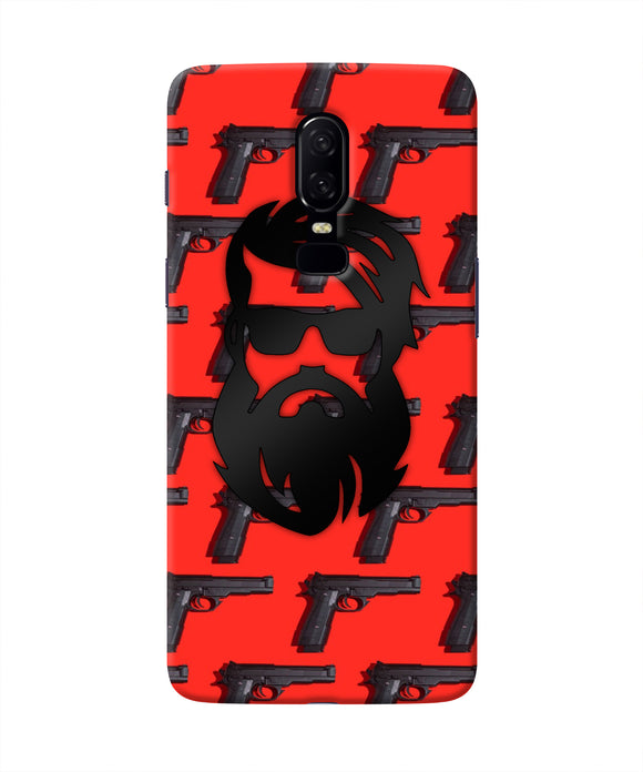 Rocky Bhai Beard Look Oneplus 6 Real 4D Back Cover