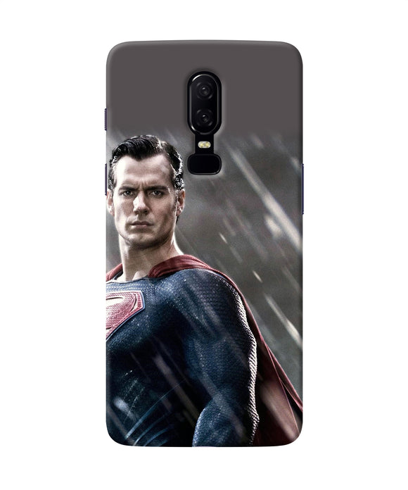 Superman Man Of Steel Oneplus 6 Back Cover