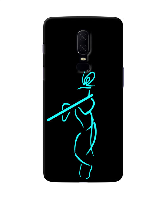 Lord Krishna Sketch Oneplus 6 Back Cover