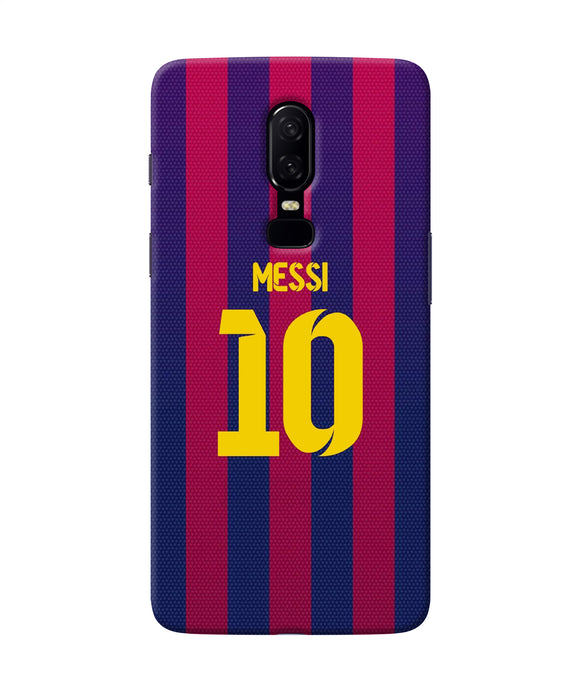 Messi 10 Tshirt Oneplus 6 Back Cover