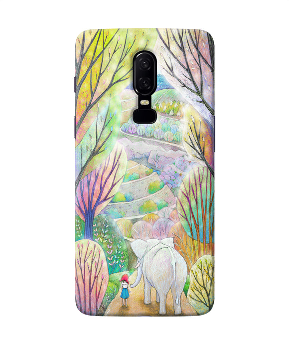 Oneplus Cover For Girl Natual Elephant Girl Oneplus Back Cover