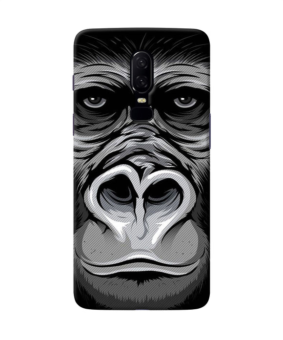 Black Chimpanzee Oneplus 6 Back Cover