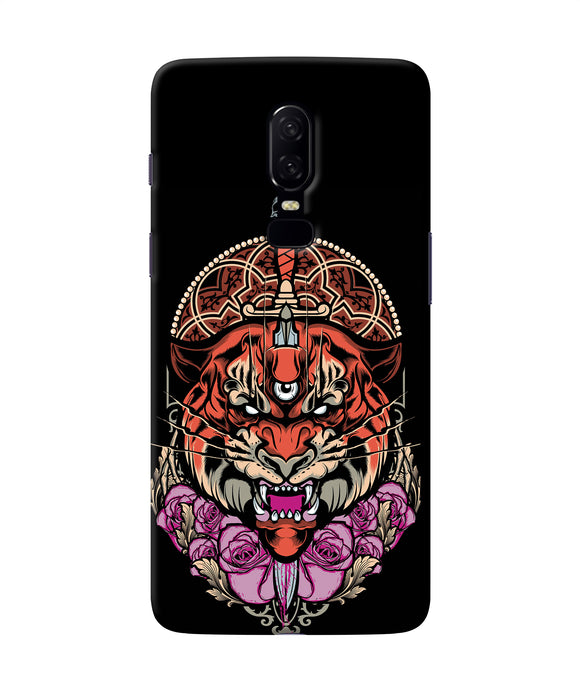Abstract Tiger Oneplus 6 Back Cover