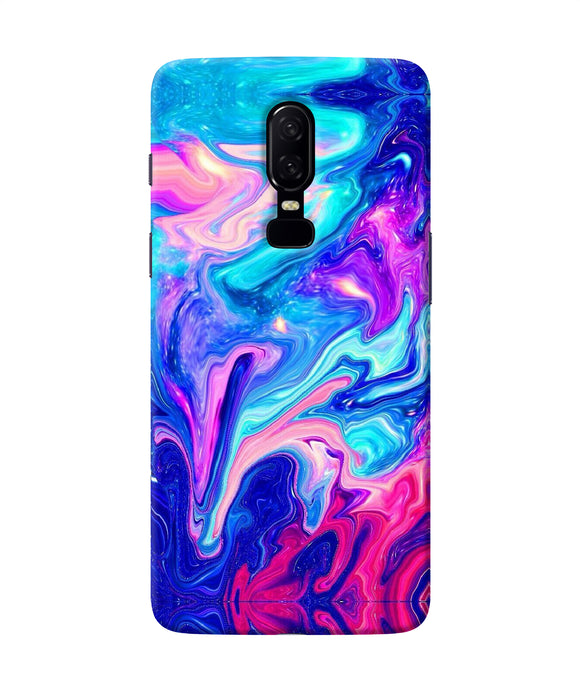 Abstract Colorful Water Oneplus 6 Back Cover