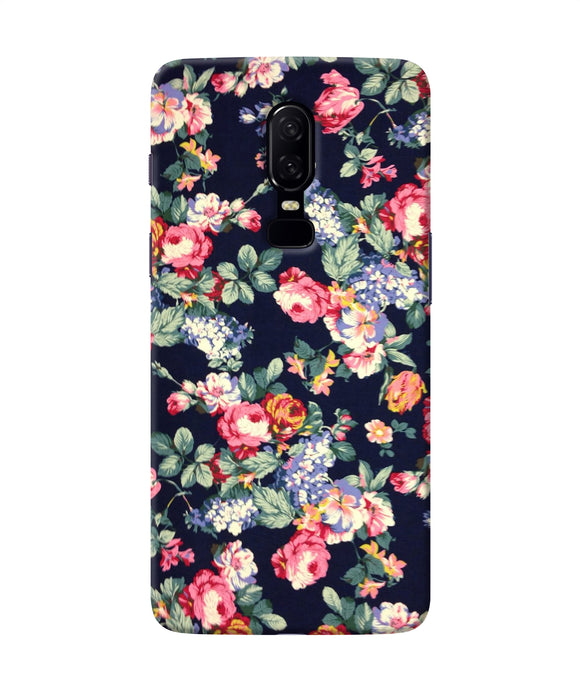 Natural Flower Print Oneplus 6 Back Cover