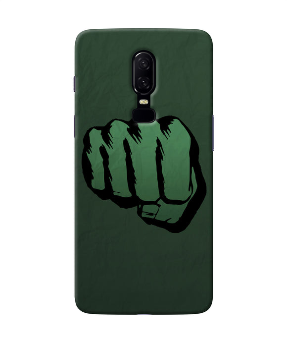 Hulk Smash Logo Oneplus 6 Back Cover