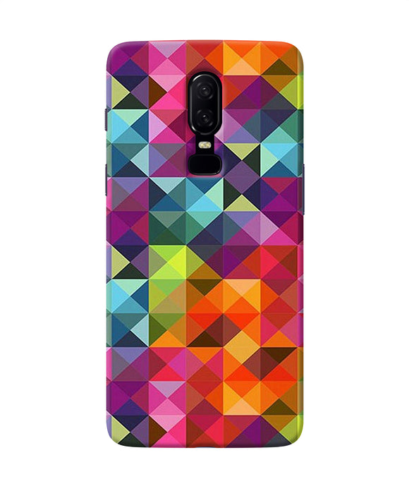 Abstract Triangle Pattern Oneplus 6 Back Cover