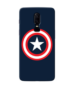 Captain America Logo Oneplus 6 Back Cover