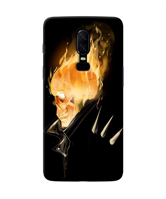 Burning Ghost Rider Oneplus 6 Back Cover