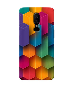 Abstract Rectangle Print Oneplus 6 Back Cover