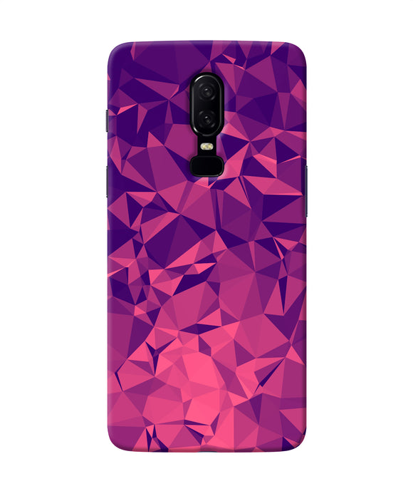 Abstract Red Blue Shine Oneplus 6 Back Cover