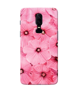 Pink Flowers Oneplus 6 Back Cover