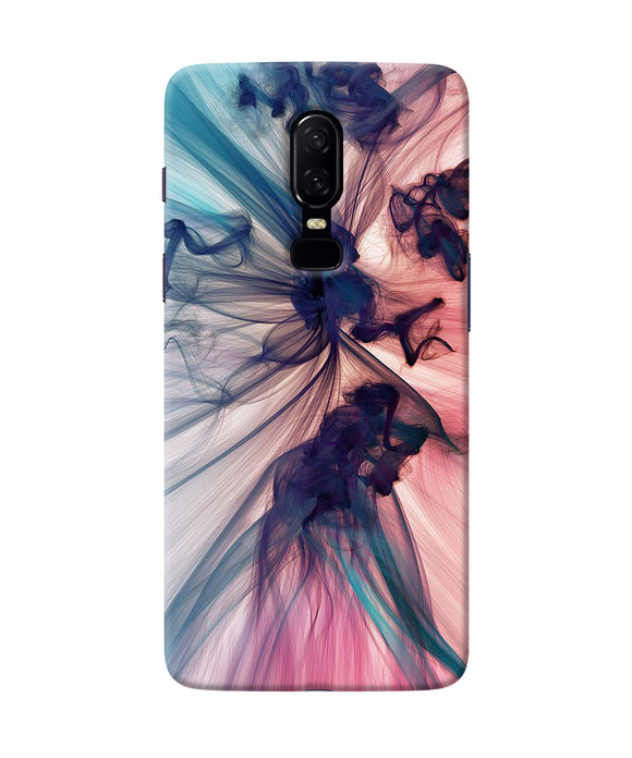 Abstract Black Smoke Oneplus 6 Back Cover