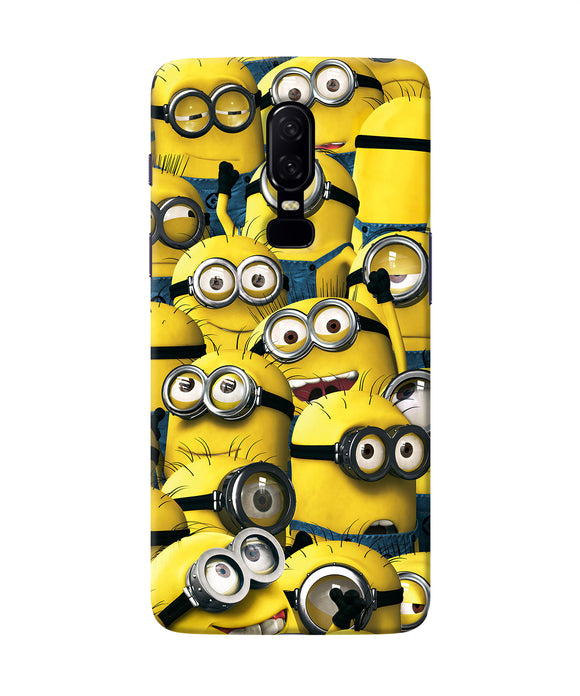 Minions Crowd Oneplus 6 Back Cover