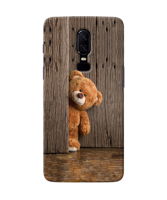 Teddy Wooden Oneplus 6 Back Cover