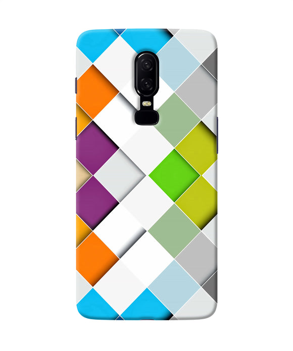 Abstract Color Box Oneplus 6 Back Cover