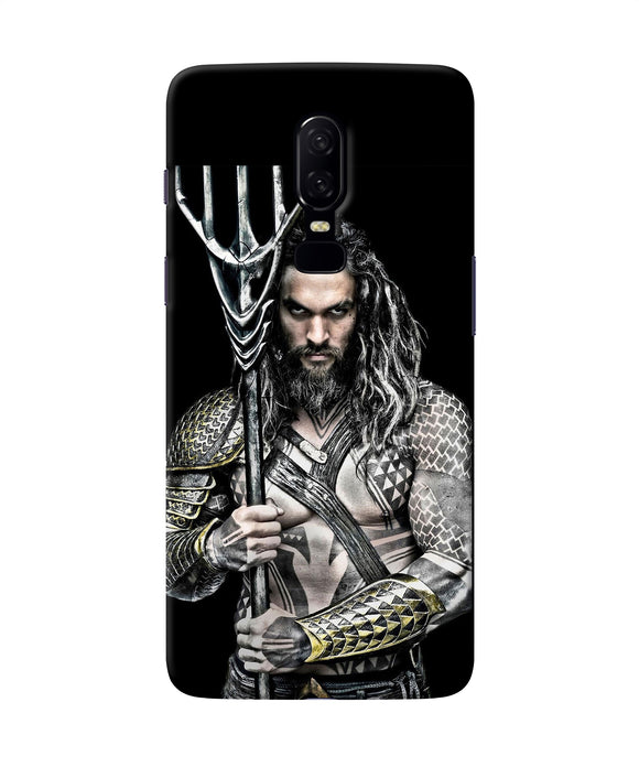 Aquaman Trident Black Oneplus 6 Back Cover