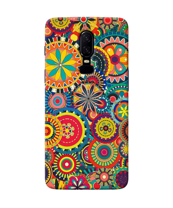 Colorful Circle Pattern Oneplus 6 Back Cover