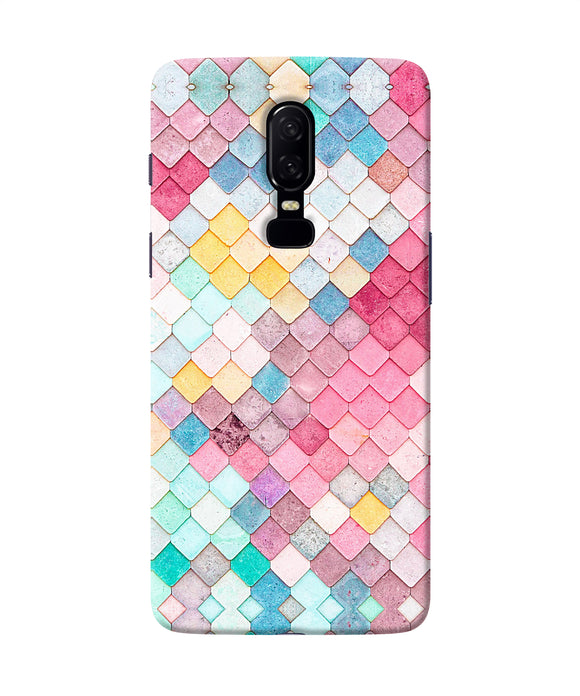 Colorful Fish Skin Oneplus 6 Back Cover