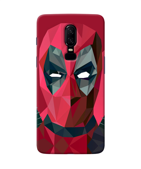 Abstract Deadpool Full Mask Oneplus 6 Back Cover