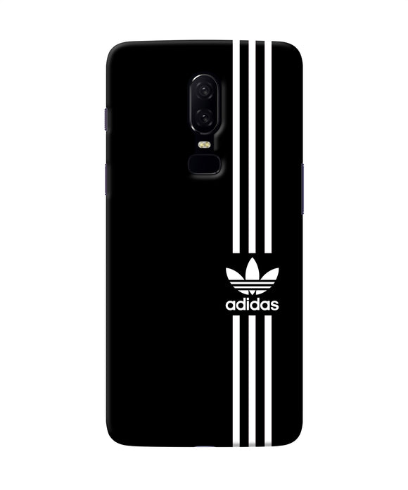 Adidas Strips Logo Oneplus 6 Back Cover