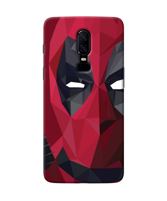 Abstract Deadpool Half Mask Oneplus 6 Back Cover