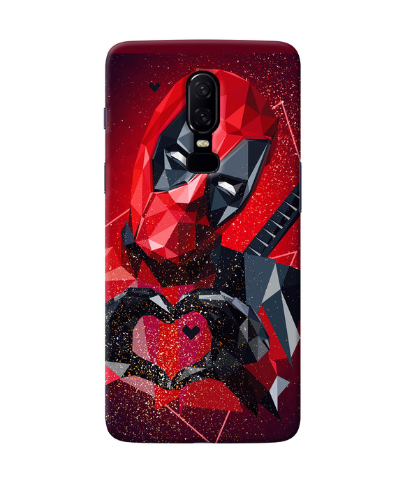 Deadpool Love Oneplus 6 Back Cover