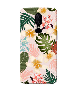 Leaf Print Oneplus 6 Back Cover