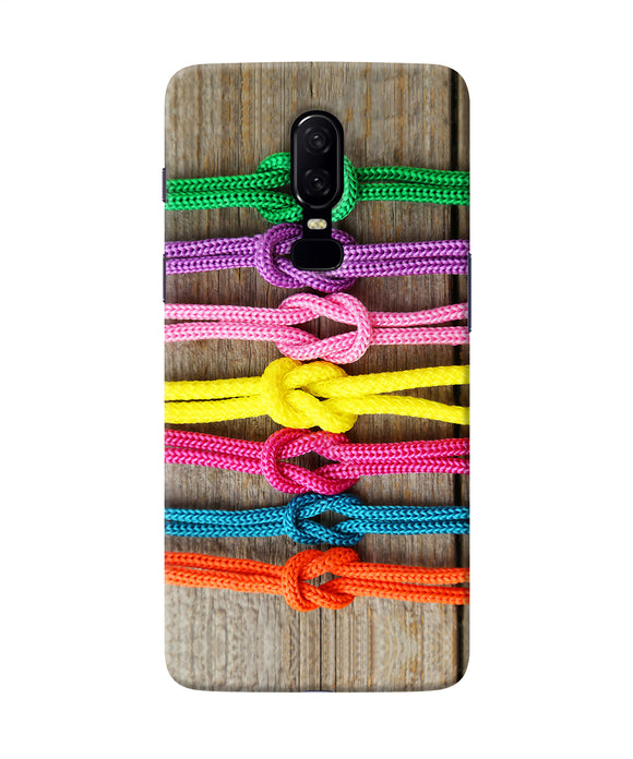 Colorful Shoelace Oneplus 6 Back Cover