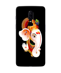 Lord Ganesh Face Oneplus 6 Back Cover