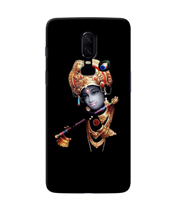 Lord Krishna With Fluet Oneplus 6 Back Cover