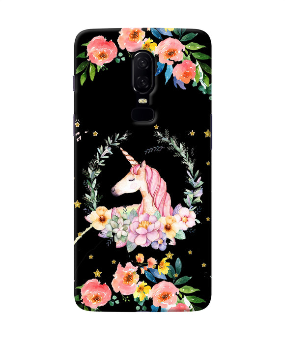 Unicorn Flower Oneplus 6 Back Cover