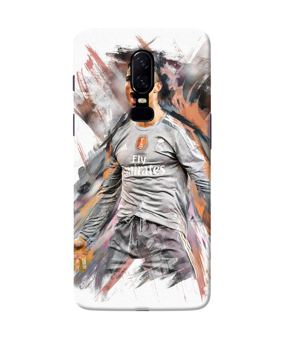 Ronaldo Poster Oneplus 6 Back Cover