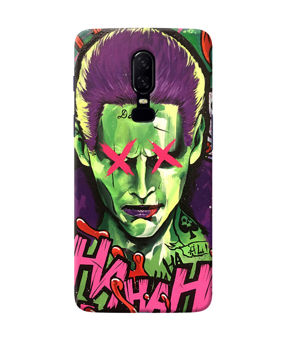 Damaged Joker Anim Oneplus 6 Back Cover