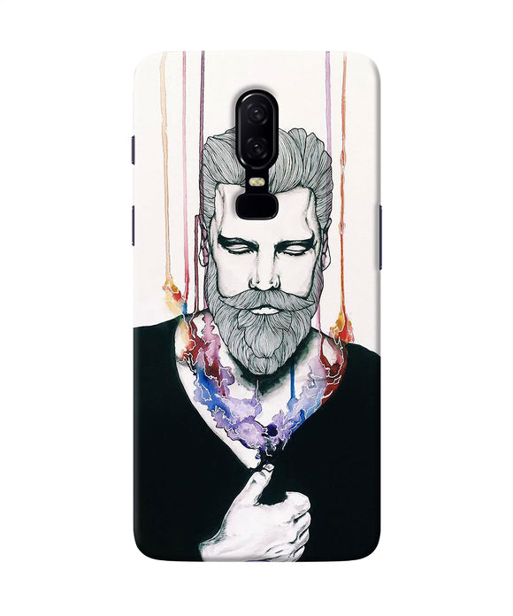 Beard Man Character Oneplus 6 Back Cover