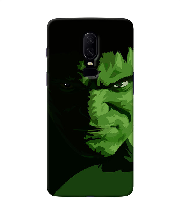 Hulk Green Painting Oneplus 6 Back Cover
