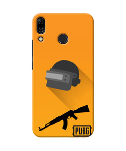 PUBG Helmet and Gun Asus Zenfone 5Z Real 4D Back Cover