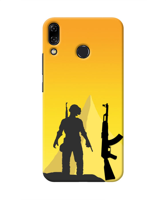 PUBG Silhouette Asus Zenfone 5Z Real 4D Back Cover