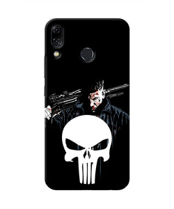 Punisher Character Asus Zenfone 5Z Real 4D Back Cover