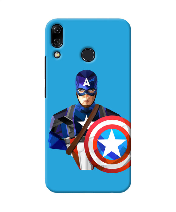 Captain America Character Asus Zenfone 5z Back Cover