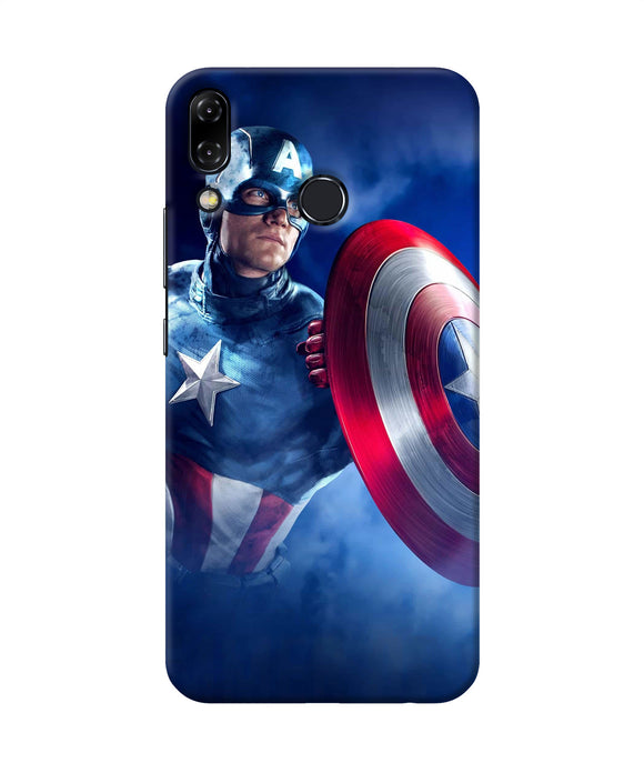 Captain America On Sky Asus Zenfone 5z Back Cover