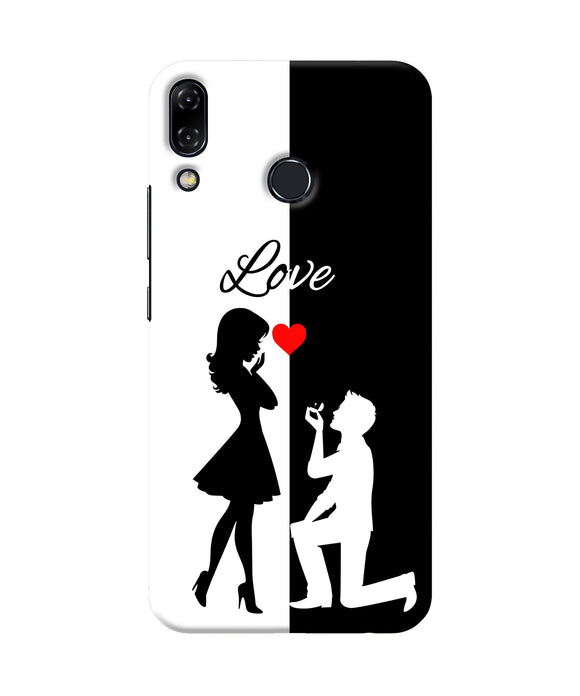 Love Propose Black And White Asus Zenfone 5z Back Cover