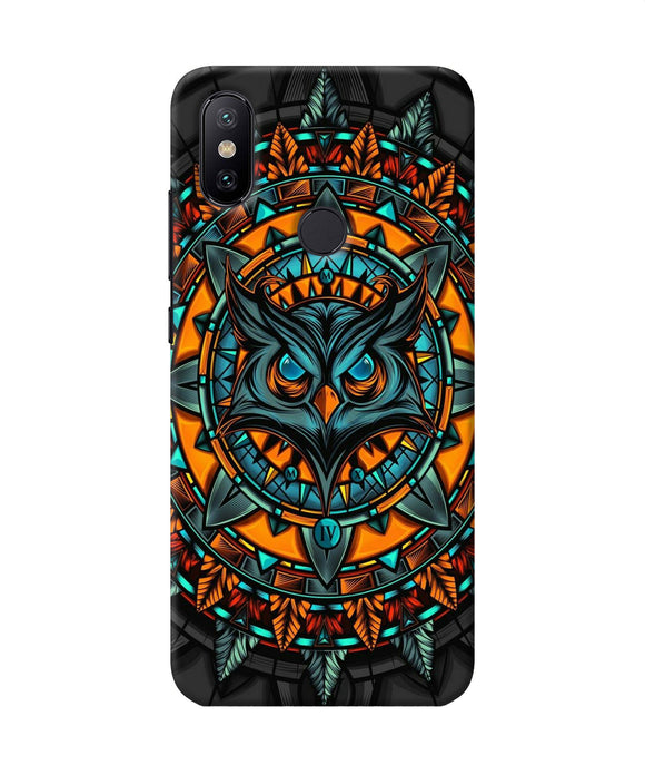 Angry Owl Art Mi A2 Back Cover