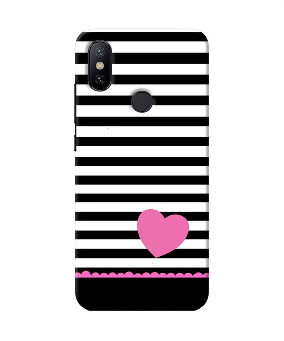 Abstract Heart Mi A2 Back Cover