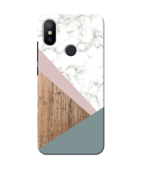 Marble Wood Abstract Mi A2 Back Cover